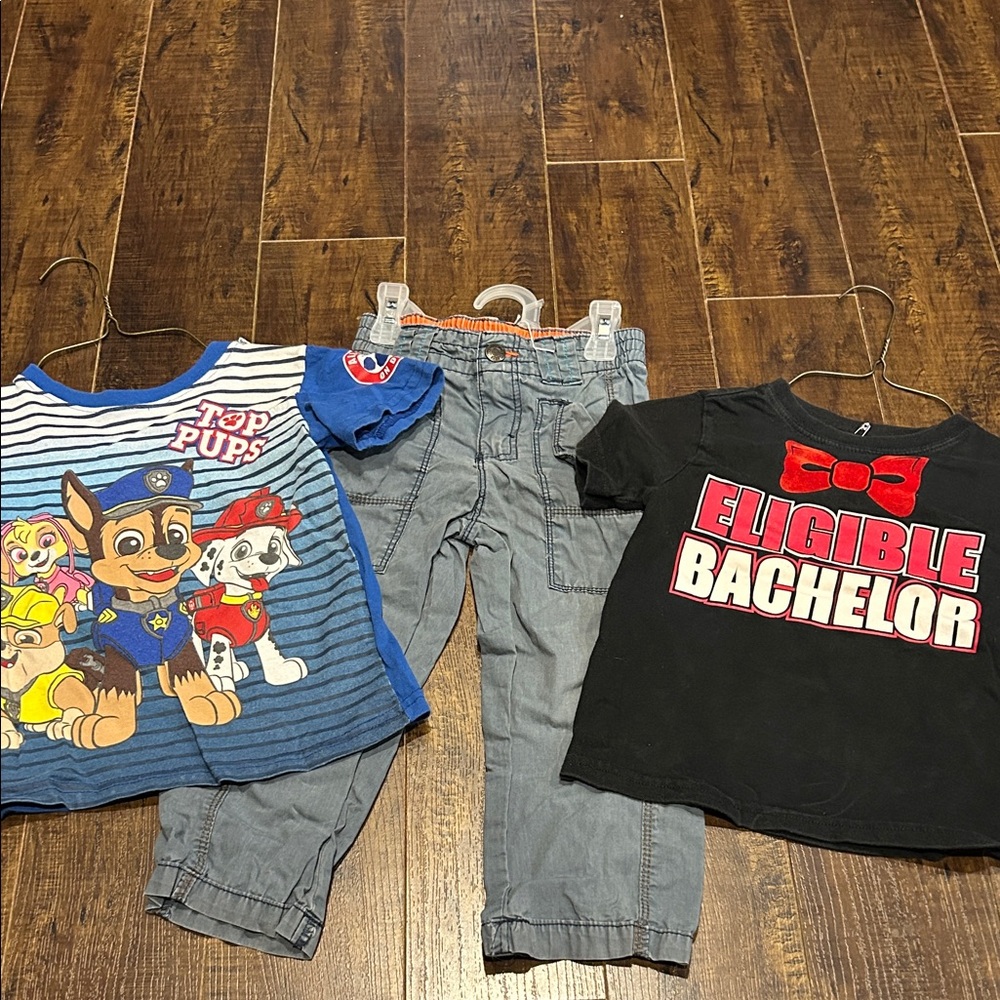 Kids Paw Patrol and Graphic T-Shirt Set